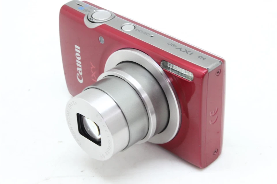 [ EXC+++++ ] CANON PowerShot ELPH 180 RED IXY180 20MP Digital Camera 2742 - Image 4 of 4