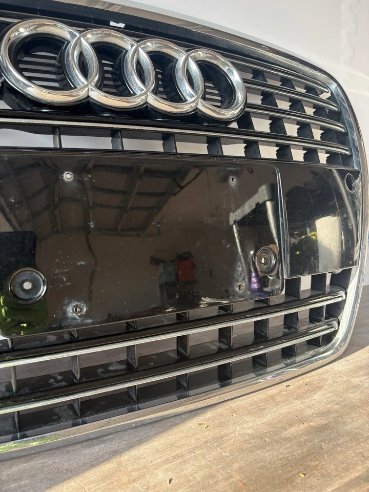 Audi A8 2006-2010 conjunto completo de parrilla superior con sensores Quattro 07 08 09 Foto 4 de 4