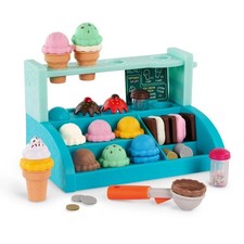 Sweet Sprinkles Ice Cream Play Set with 40 Colorful Pieces Pretend Food Toy for
