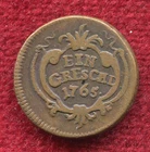 Transylvania EIin Greschl 1765 Maria Theresa (1740-1780), rare bronze coin