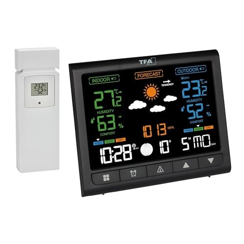 TFA Dostmann 35.1171 Stazione Meteo Professionale Display VA Contrast