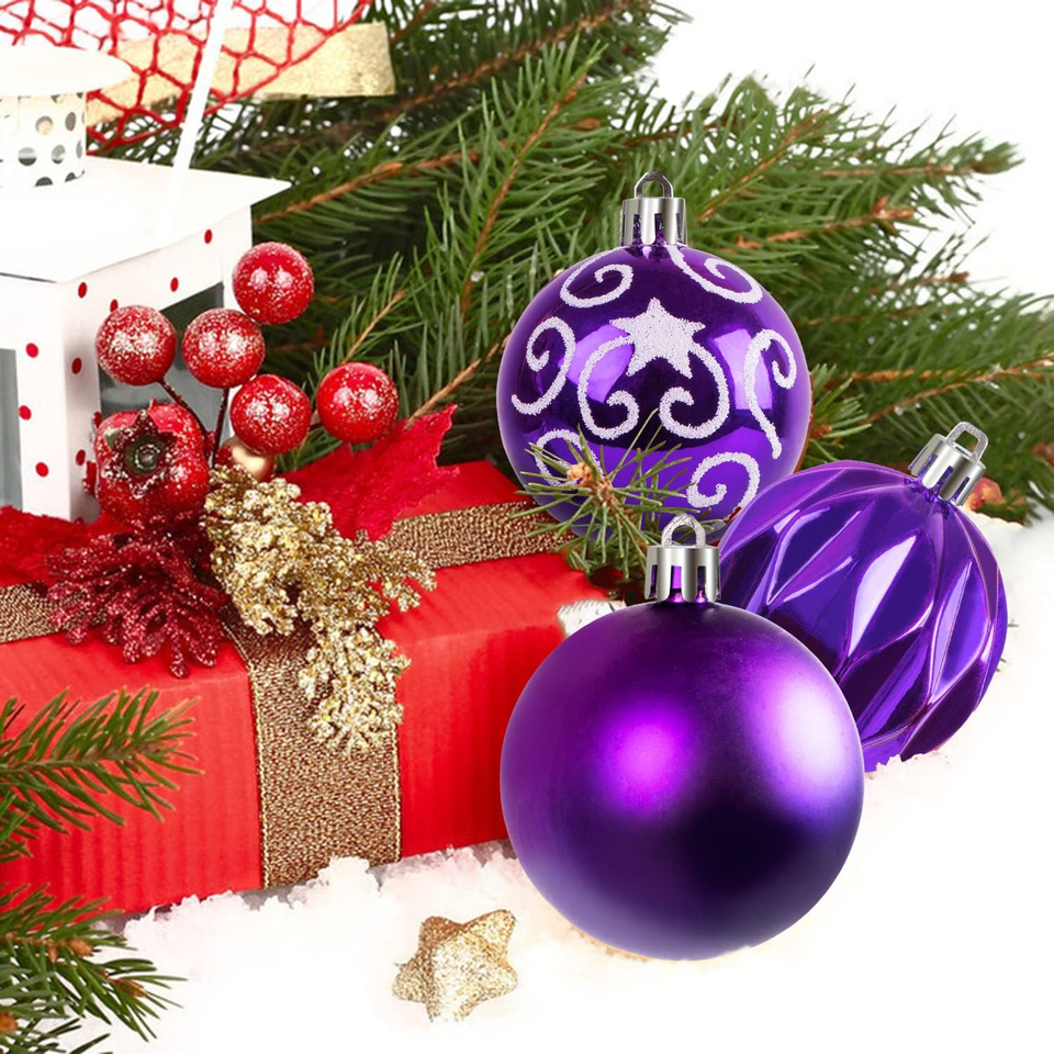 Valery Madelyn Addobbi Natalizi 49 Pezzi 3 cm Palline di Natale