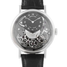 Breguet Tradition 7057 18K White Gold Watch 7057BB/G9/9W6