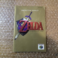 The Legend Of Zelda Ocarina Of Time Instruction Manual Only N64 Nintendo 64