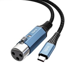 XLR to USB C Microphone Cable, Upgraded Hi-Fi Audio Recording Cable USB C Mic