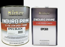 1 Gallon Kirker Enduro Prime Epoxy Black Primer Ep612 Catalyst Epc611 - Auto