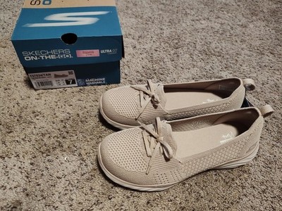Skechers 137034/Tan On The Go Ideal 7 Slip In Ultra Go Goga Mat
