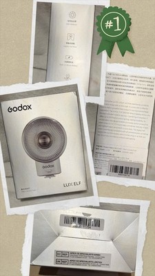 Godox LUX ELF Retro Camera Flash Light For Sony Canon Fujifilm Nikon Olympus NIB