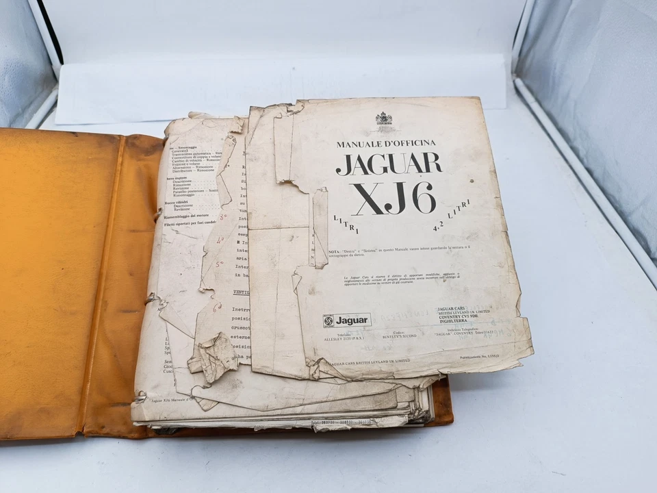 Manuale officina Jaguar XJ6 2.8 4.2 litri originale in Italiano no copia ed '70? - Immagine 4 di 4