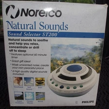 Philips Norelco ST200 White Noise Natural Sound Noise Sleep Therapy Machine