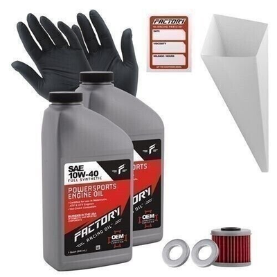 #ad #ad Factory Racing Parts 10W40 2Qt Oil Change Kit For Honda CRF150R CRF250R CRF450R $34.99