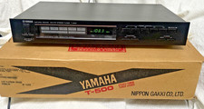 Yamaha Natural Sound AM/FM Stereo Tuner T-500 T500 - TESTED/WORKS IN BOX