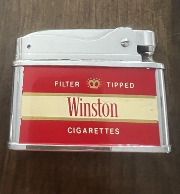 Vintage Winston Cigarette Lighter  Japan  SAROME  SWALLOW   