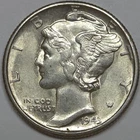 1943-S Mercury Dime - Uncirculated (Lot#1)