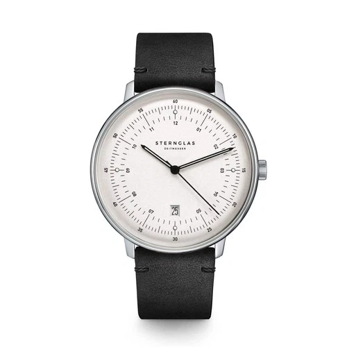 Sternglas S01-HH10-VI15 Hamburg Silver Satin Dial Watch