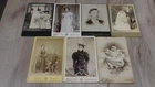 Cabinet Cards small collection Wedding Couple baby Ladies and gent Birmingham x7