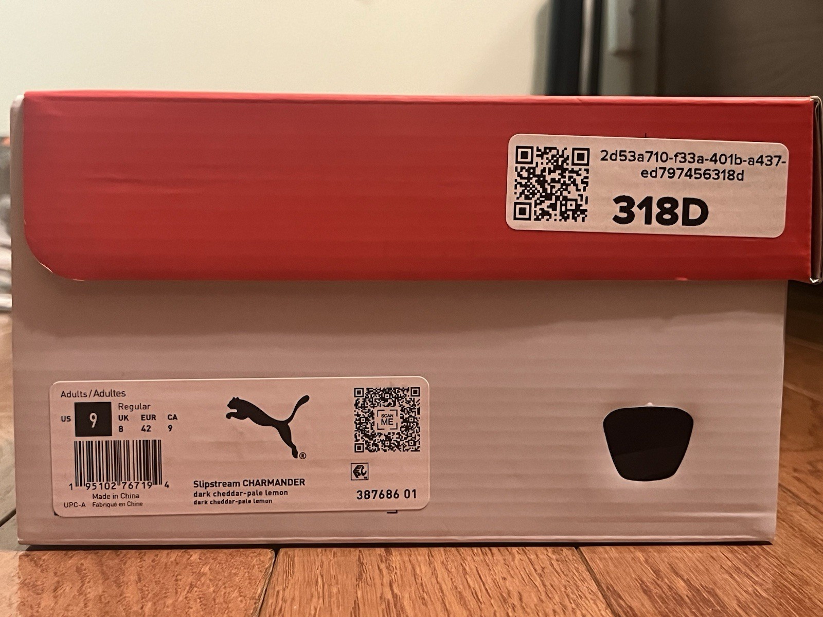 Pokémon x PUMA Slipstream Charmander US Men’s Size 9  Never Used  Comes With Box thumbnail 10