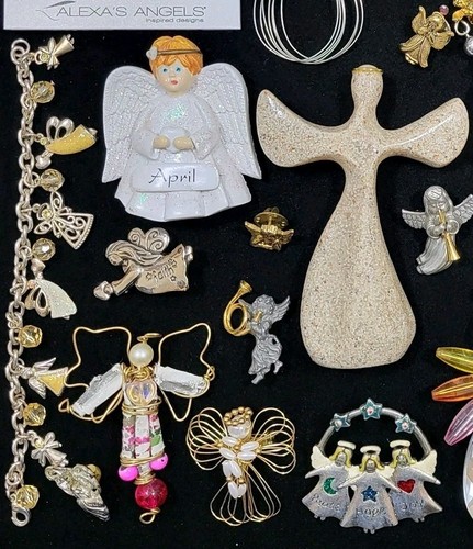 Vintage Angel Collection Divine Variety Pins, Brooches, Ornamental Style Designs - Picture 9 of 10