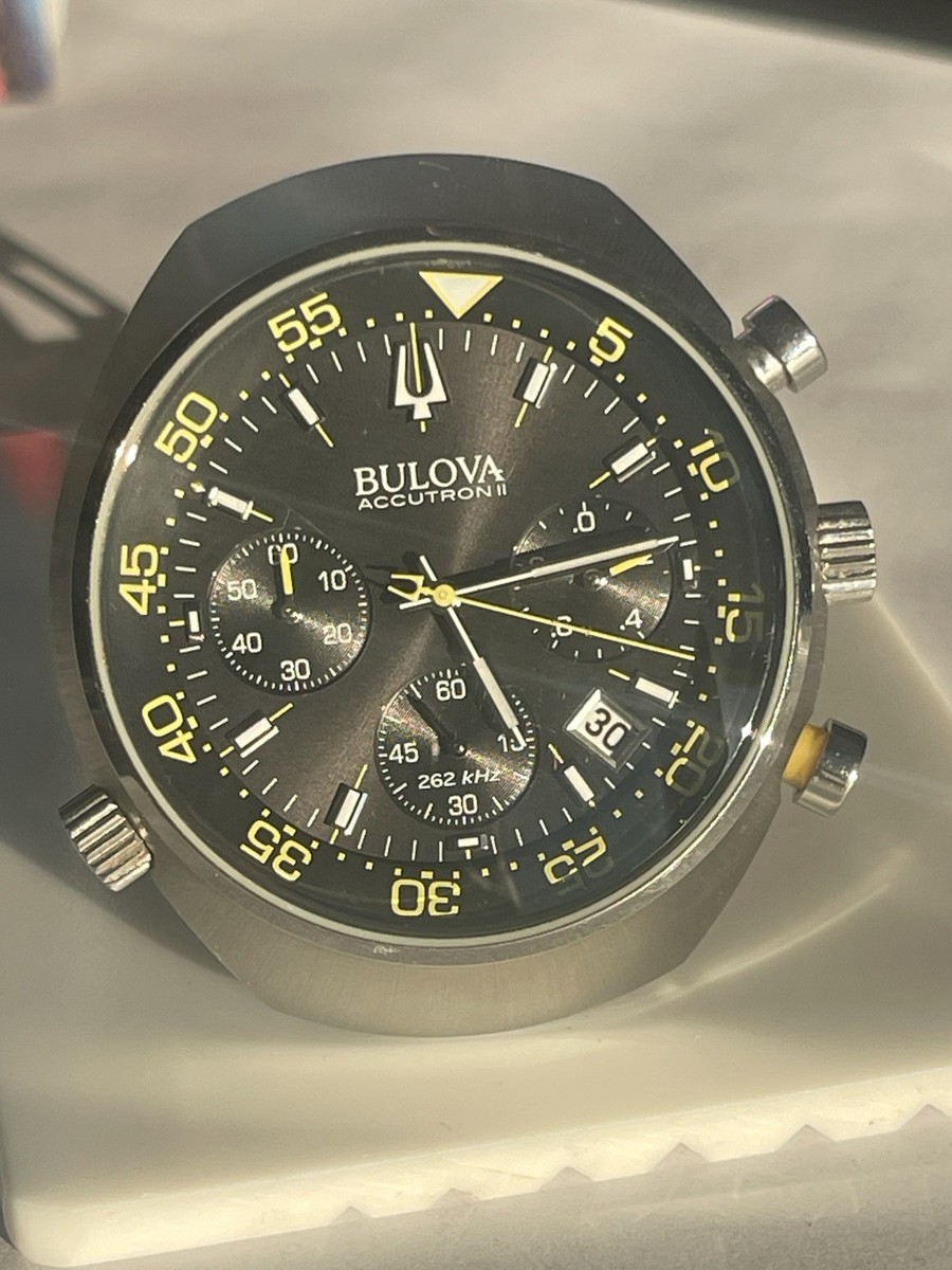 bulova accutron ii lobster Extreme Accuracy amazing chronograph | eBay