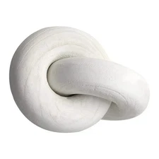 Wood Knot Decor Wooden Chain Link Minimalist Decorative Object for Coffee Table