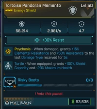 Borderlands 4 OP⭐ TORTOISE PANDORAN MEMENTO SHIELD⭐56214 SHIELD CAPACITY