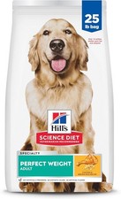 Hill's Science Diet Adult Perfect Weight Chicken Recipe Dry Dog Food, 25 lbs.