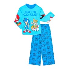 Sonic the Hedgehog Boys Long Sleeve Pajama Set