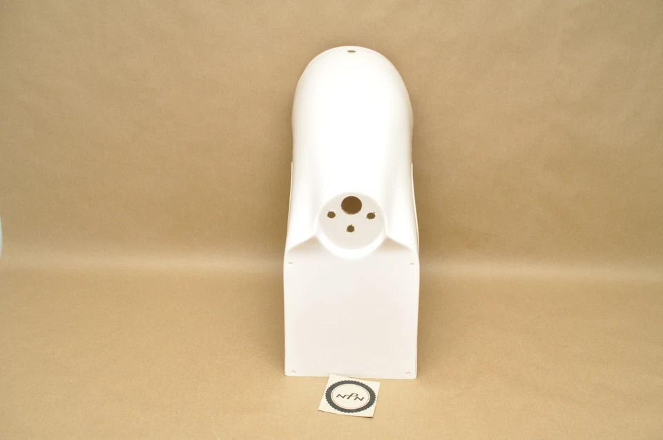 Guardabarros trasero vintage para motocicleta Husqvarna años 70 CR250 WR250 NUEVO RECAMBIO Foto 4 de 4