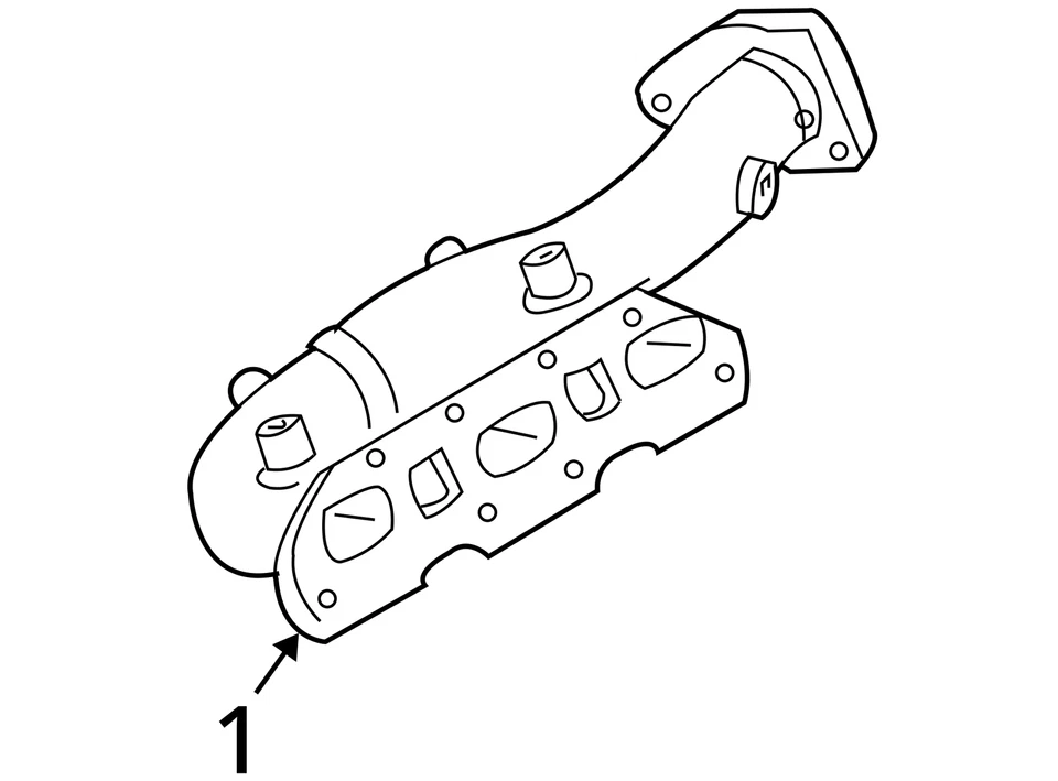 Colector de escape turbocompresor Infiniti G35 2003-2007 con turbocompresor DMYKO Foto 4 de 4
