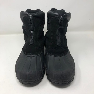 Elk Woods Slushy Snow Boots Mens 9 Black Suede Zip Outdoor  display picture 1