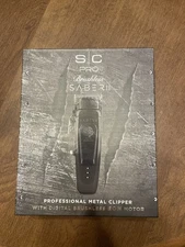 StyleCraft Saber ⅠⅠ Cordless Clipper w/Digital Brushless Motor Black SC617B