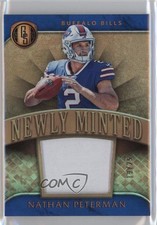 2017 Gold Standard Newly Minted Memorabilia Prime 19/25 Nathan Peterman #35 4o5