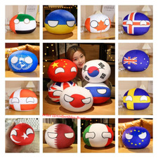 10/30/40cm Country Ball Plush Toys Polandball Pendant Countryball Country Balls