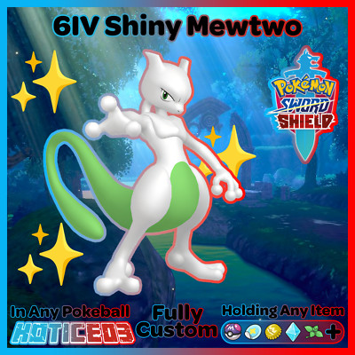   Ultra SHINY Kanto 6IV MEWTWO   Pokemon SWORD and SHIELD Gen 1 Pokemon Kanto