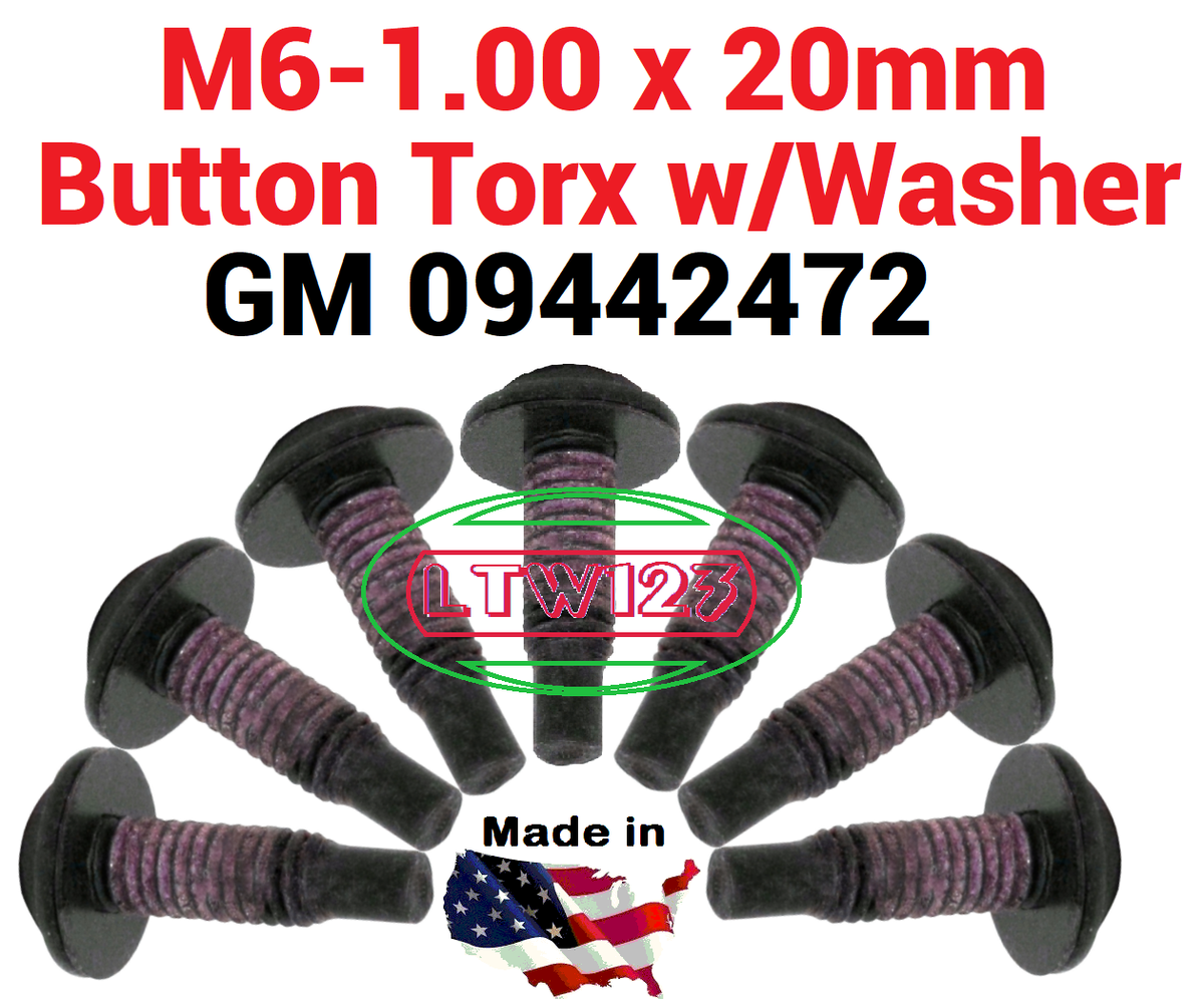 Buy M6 x 20mm T27 Security Torx Button Head Sealing Screws With Viton O