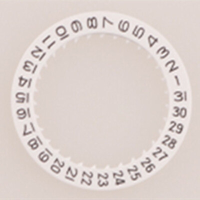 Generic Replacement White Date Disk Wheel Date Wheel for Miyota 8200 Movement