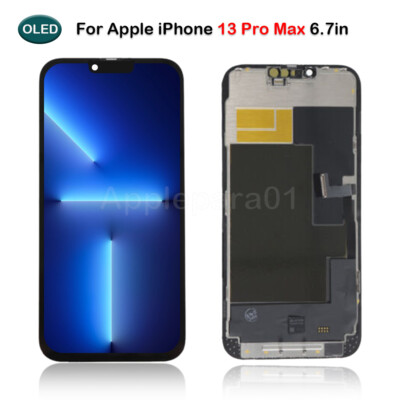 Soft OLED For Apple iPhone 13 Pro Max LCD Display Screen Assembly Replacement