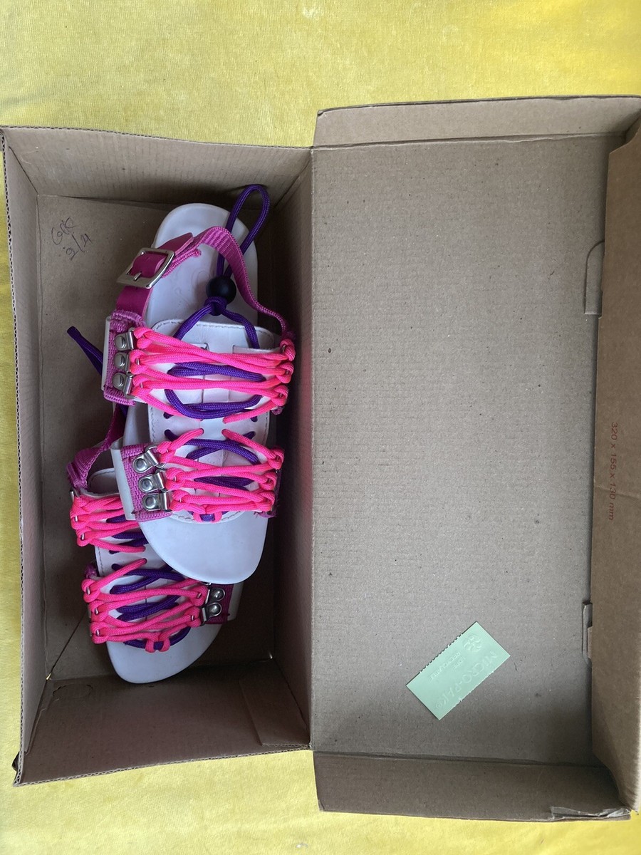 Grenson Willa Pink/ White Women's Sandals Size Boxed UK