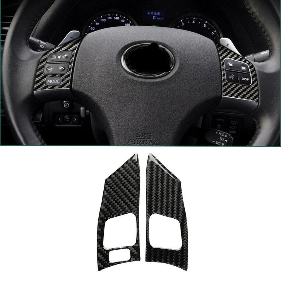 Juego completo de cubierta interior de fibra de carbono 12 piezas para LEXUS IS250 IS350 2006-2012 Foto 2 de 4