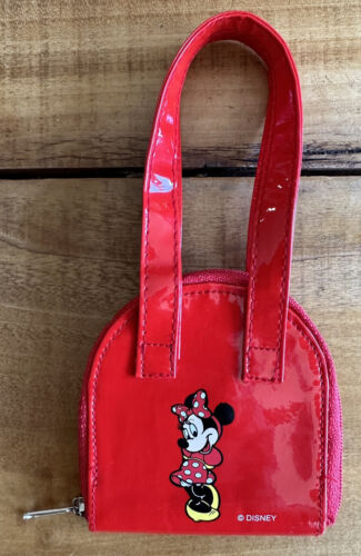 Vintage Walt Disney World Resort Minnie Mouse Full Zip Wristlet Wallet - Picture 1 of 4