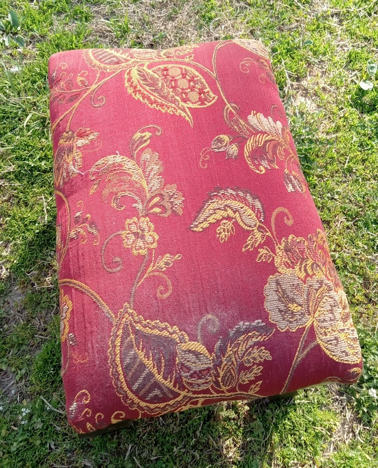 Табурет/табурет с принтом красный гобелен (FS159) - Изображение 2 из 4