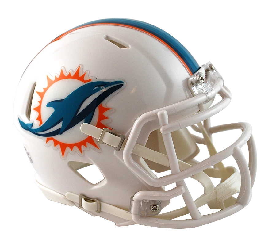 NFL Riddell Football Speed Mini Helm Miami Dolphins