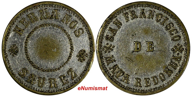 COSTA RICA  Coffee Token Suarez Hernandez.San Francisco of Mata Redonda "DE" (6)