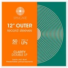 50x CLARITY DOUBLE 12 Inch Resealable Outer Vinyl Record Sleeves Blake LP Covers