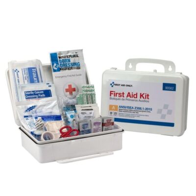 ANSI Compliant 89 Piece First Aid Kit for Home Office and Car Emergency Care