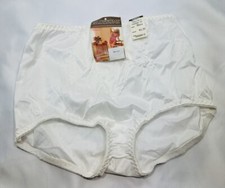 Vtg Ladies Panties Sz 34-1X Brief Shaper Second Skin Sissy Nylon Spandex USA