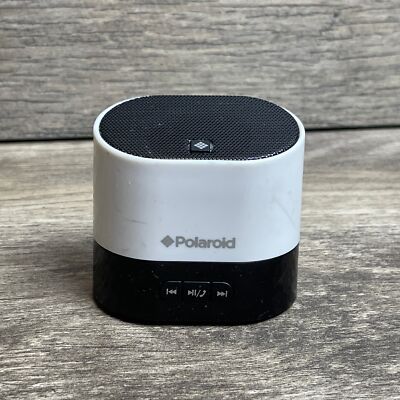 Polaroid PBT502 Black White Bluetooth Call Function Portable Speaker System 