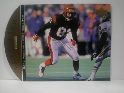 1996 Upper Deck Team Trio Cincinnati Bengals Football Card #TT62 Carl Pickens 