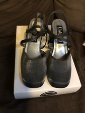 Vintage 90s UNLISTED Shoes Womens 6 Silver Metallic Chunky Heel - UNWORN IN BOX