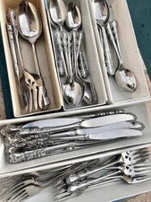 Oneida SHELLEY Stainless Flatware - CHOOSE Multi-Piece Lots - Cube Mark